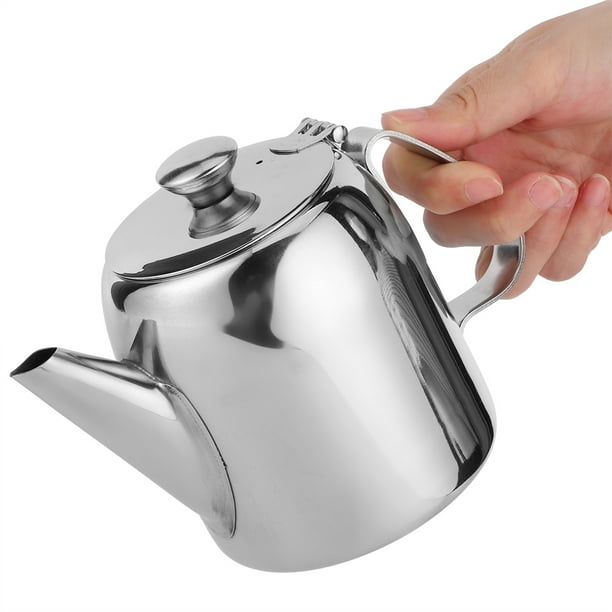 1x 500ml Stainless Teapot Cold Water Kettle Pitcher Coffee Pot Handle Silver 1x 500ml Stainless Teapot Cold Water Kettle Pitcher Coffee Pot Handle Silver
